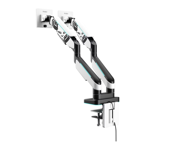 Diablo Chairs X-Arm Dual RGB biało-czarny 1875 - 1364740 - zdjęcie 4